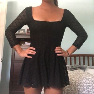 Kimchi Blue Black Lace Romper